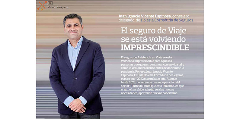 Entrevista de nuestro CEO, Juan Ignacio Vicente, en PymeSeguros