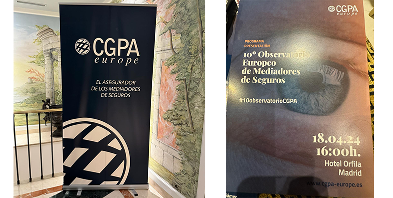 CGPA Europe presenta en Madrid su 10º Observatorio Europeo de Mediadores de Seguros